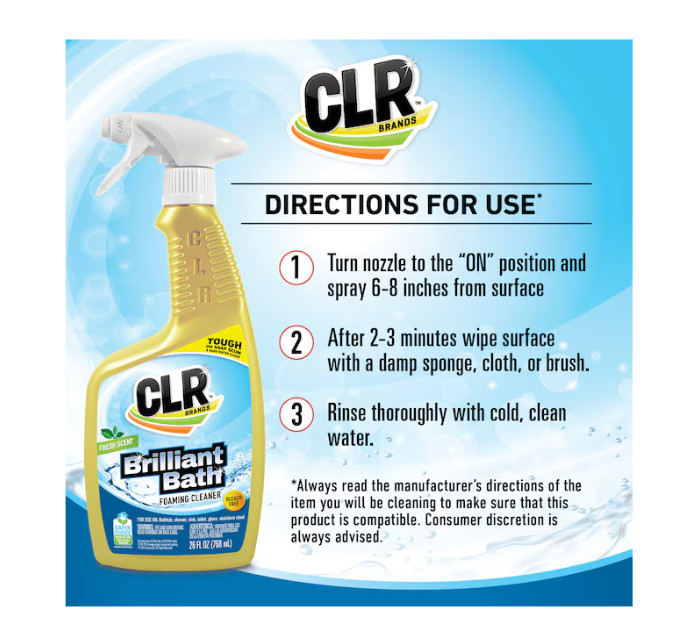 CLR 26 Ounce(s) Fresh Foam Multipurpose Bathroom Cleaner