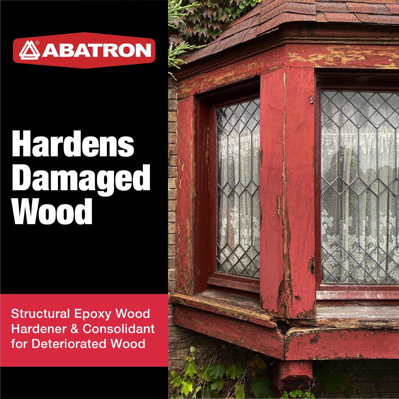 LiquidWood Kit – 12 Ounce – 2-Part Structural Wood Epoxy Resin – Wood Hardene…