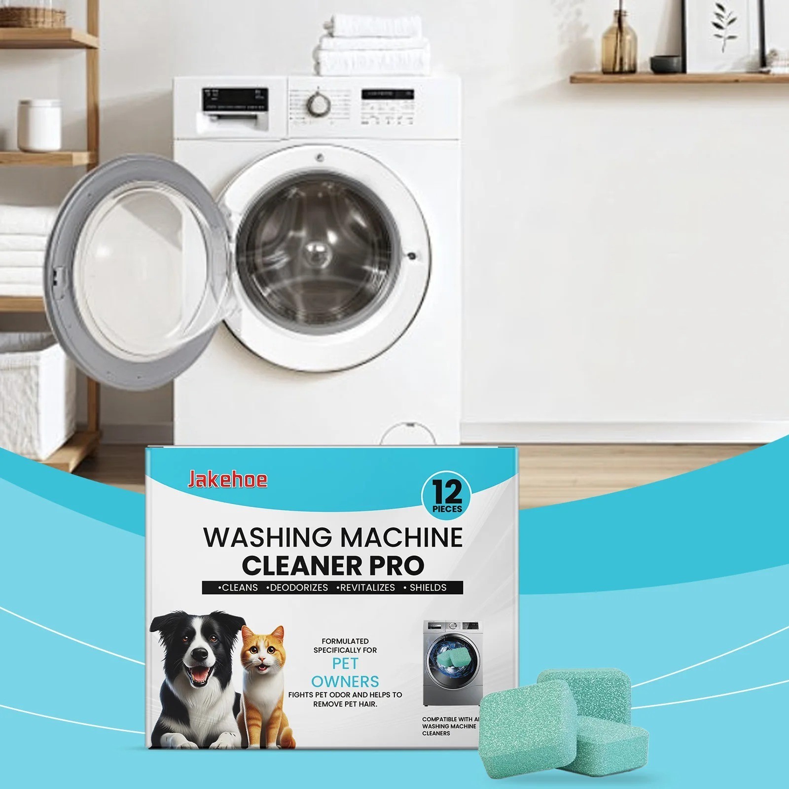 Uproot Clean Washing Machine Cleaner Tablets – 12 Pack