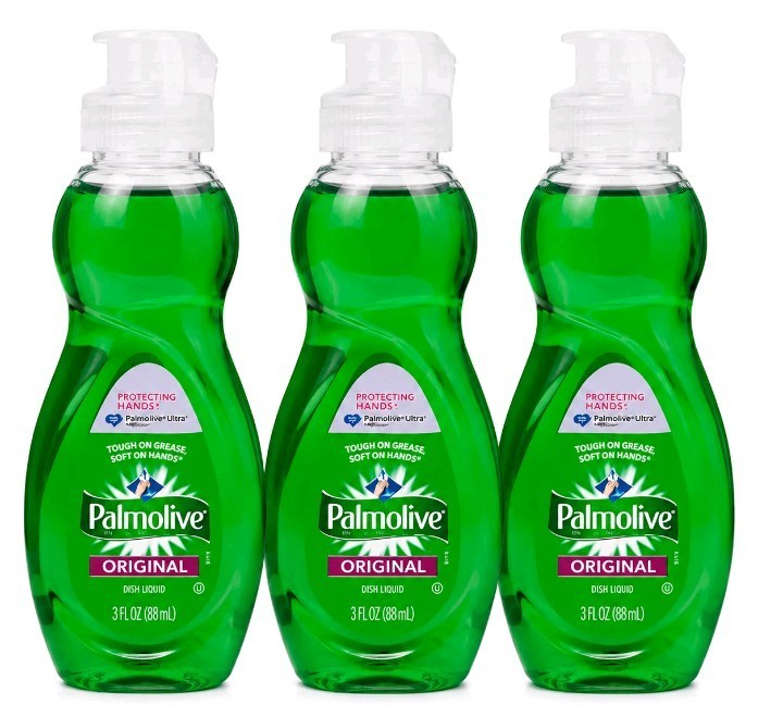 3 PACK Palmolive Original Dish Liquid 3FL OZ (88mL)