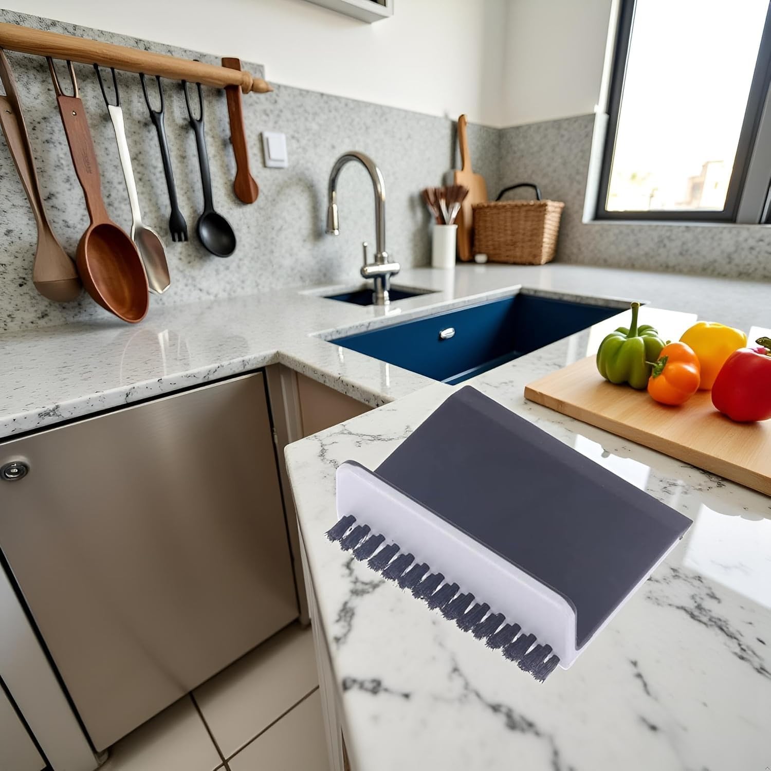 Sink Squeegee Cleaner Countertop Brush Wiper Vegetable Cleaning Brush Wiper H…