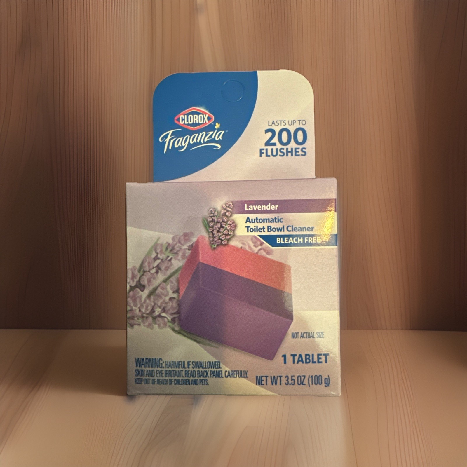 Clorox Automatic Toilet Bowl Cleaner Tablet, Lavender Bleach-Free