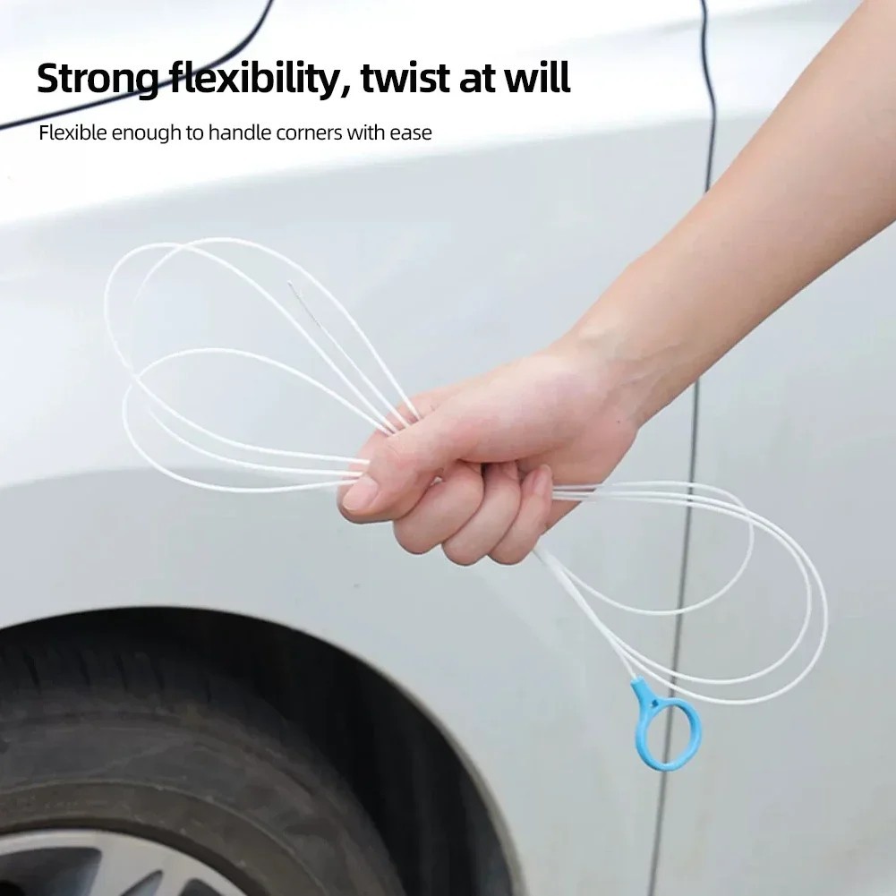 1pc 2m Car Sunroof Drain Hole Unclogger Cleaning Brush Flexible Tool – NEW