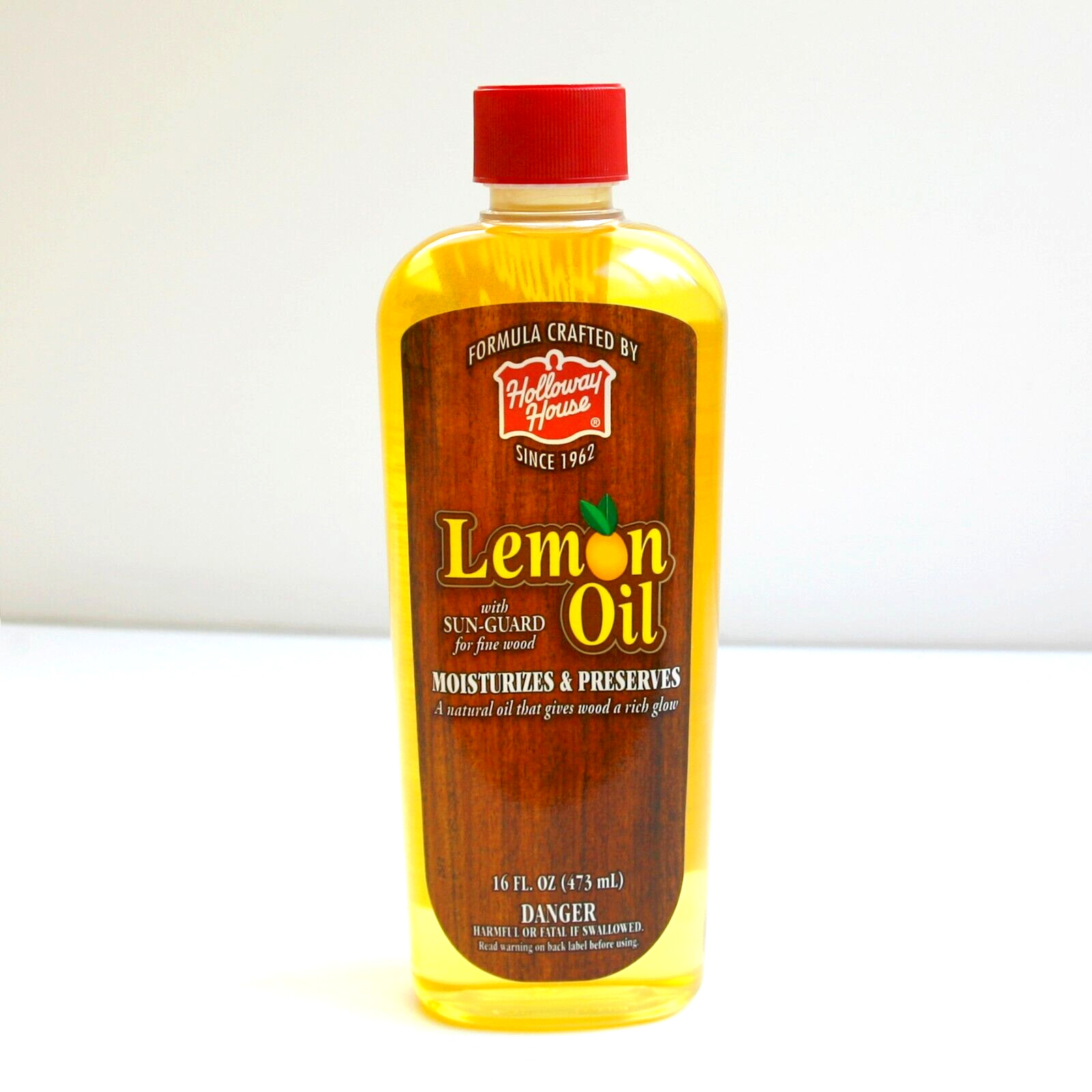 Holloway House Aceite de Limón Revitalizante para Muebles de Madera Fina 16 oz