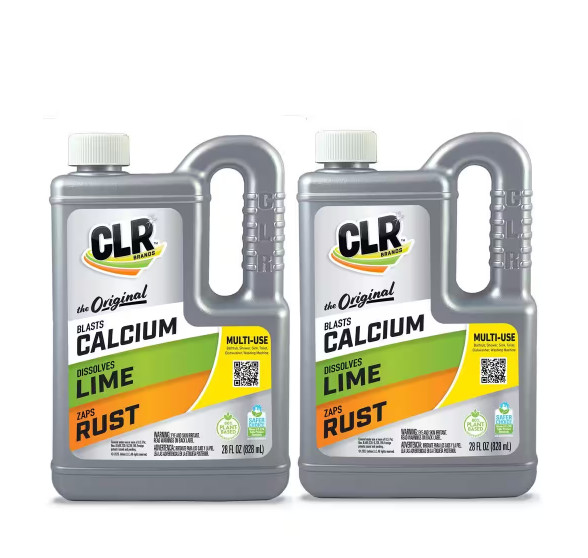 Calcium, Lime, and Rust Remover 28 Oz – 2 Pack, Multi-Use Household Cleaner