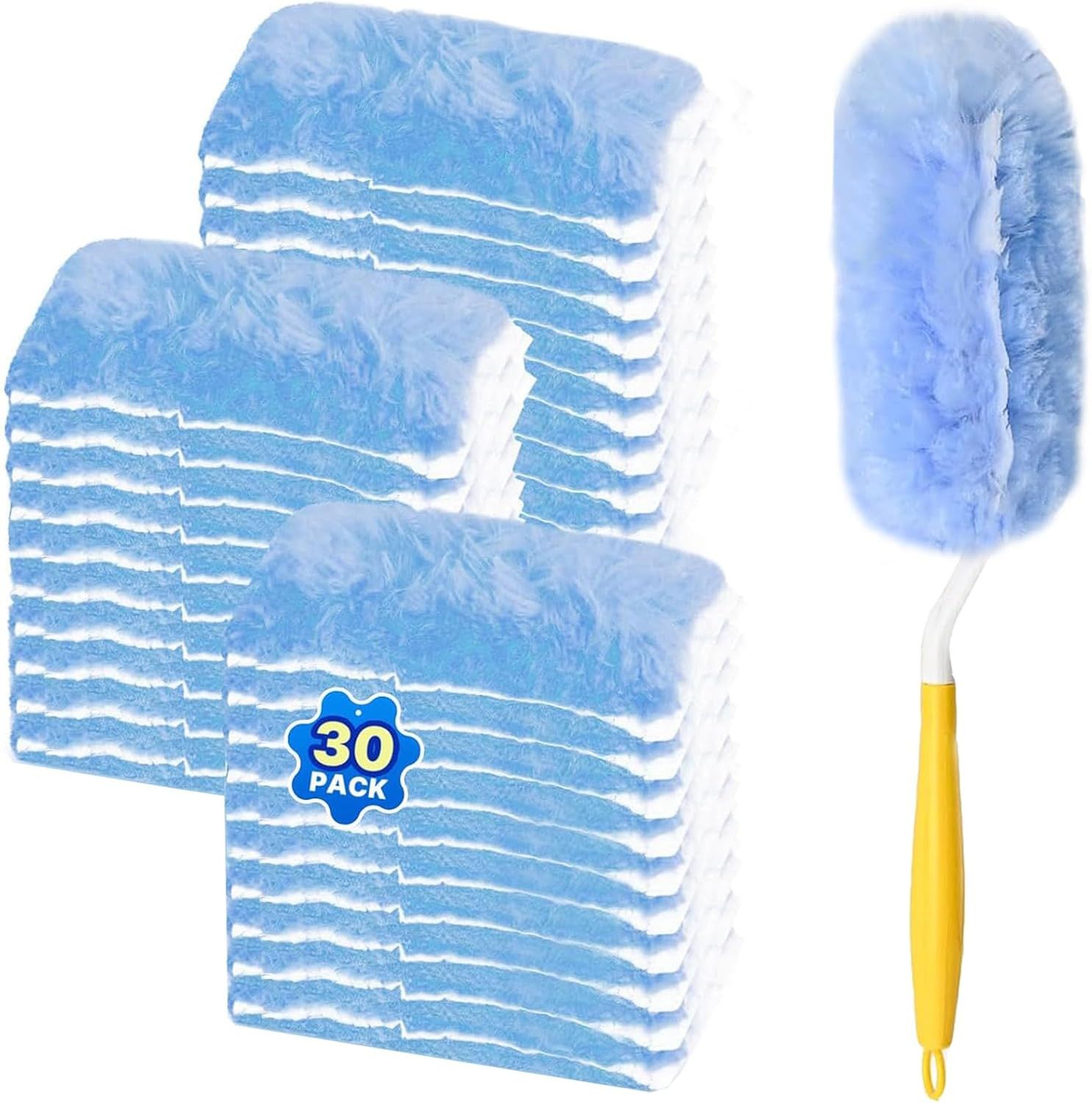 Duster Refill for Swiffer Duster, 30 Count Heavy Duty Duster Refills with 1 Hand