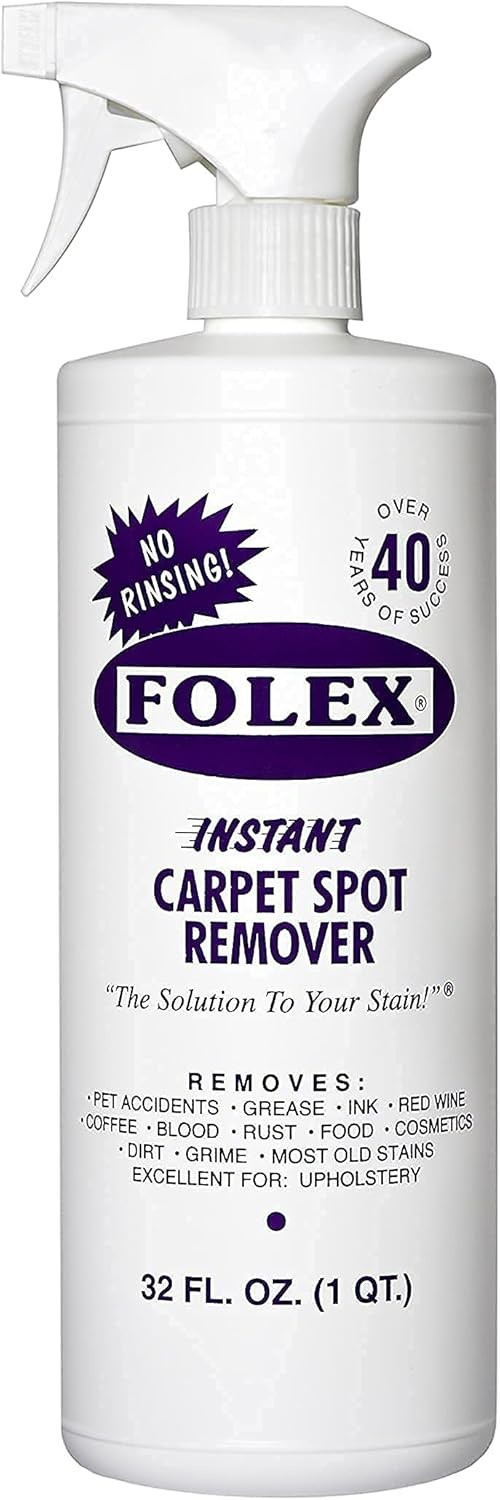 FOLEX Instant Carpet Spot Remover Cleaner – 32 oz 32 Fl Oz (Pack of 1)