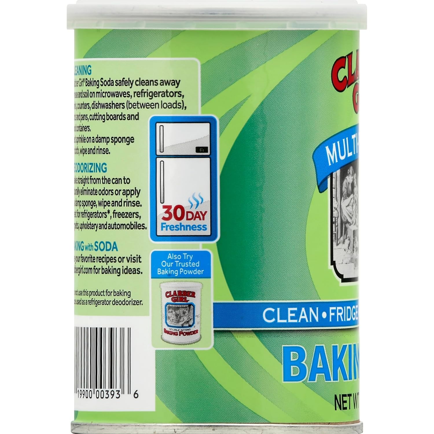 12 Oz Food-Grade Baking Soda for Cooking, Cleaning & Deodorizing – & Safe