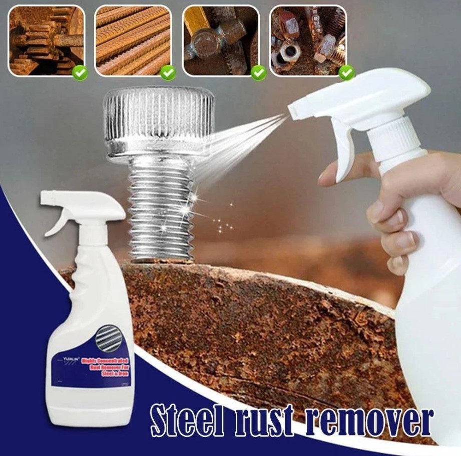 New Heavy Duty Rust Removal for Metal,Multipurpose Rust Remover Spray,Stainless