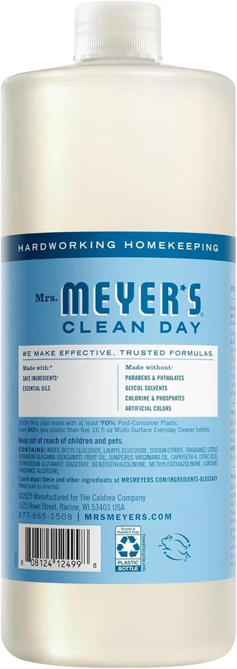 Mrs. Meyer’s Multi-Surface Cleaner Concentrate Rain Water 32 oz 2.4 lb