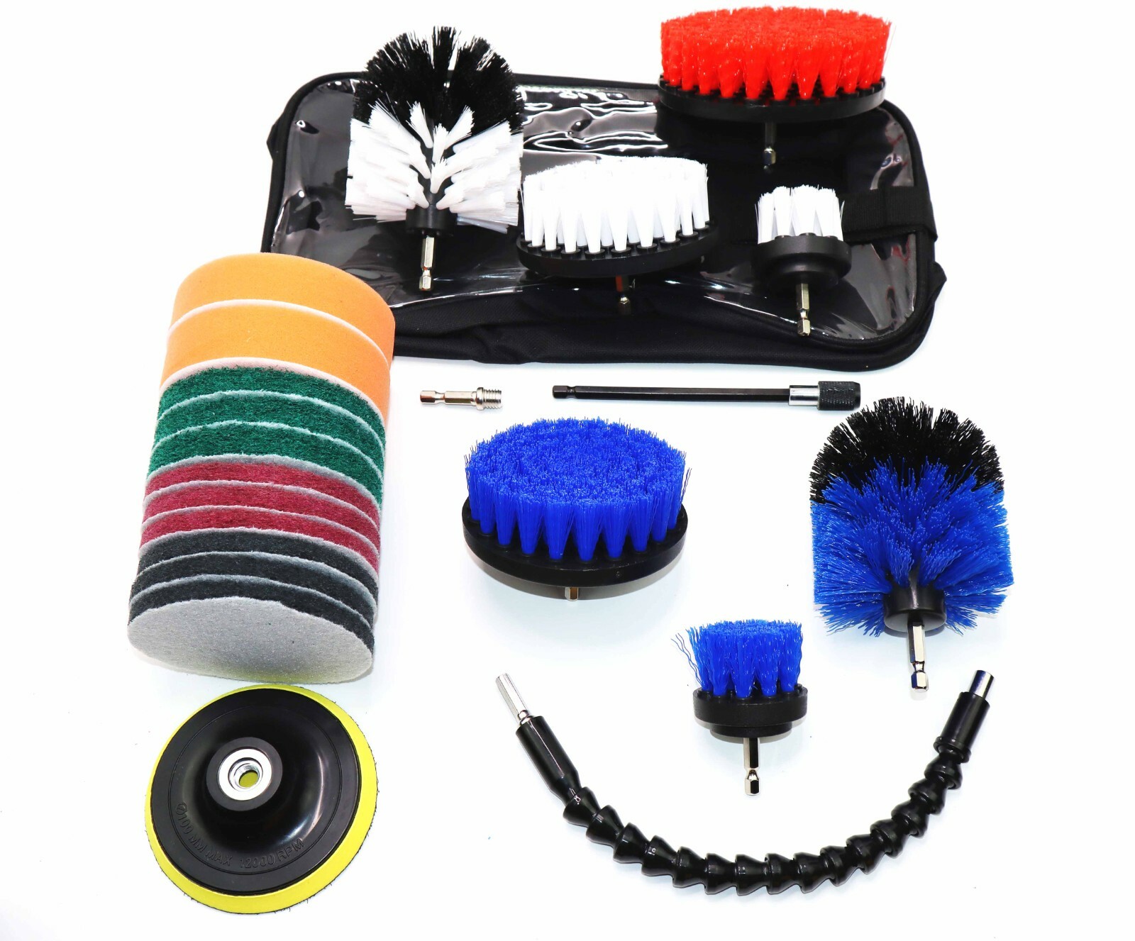 Ultimate Drill Brush Set 23 Piece Multi-Purpose Deep Cleaning kit for Home/Auto