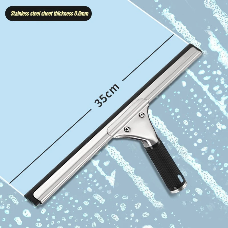 Silicone Blade Window Squeegee Glass Wiper Cleaner for Home Bathroom Mirror Show
