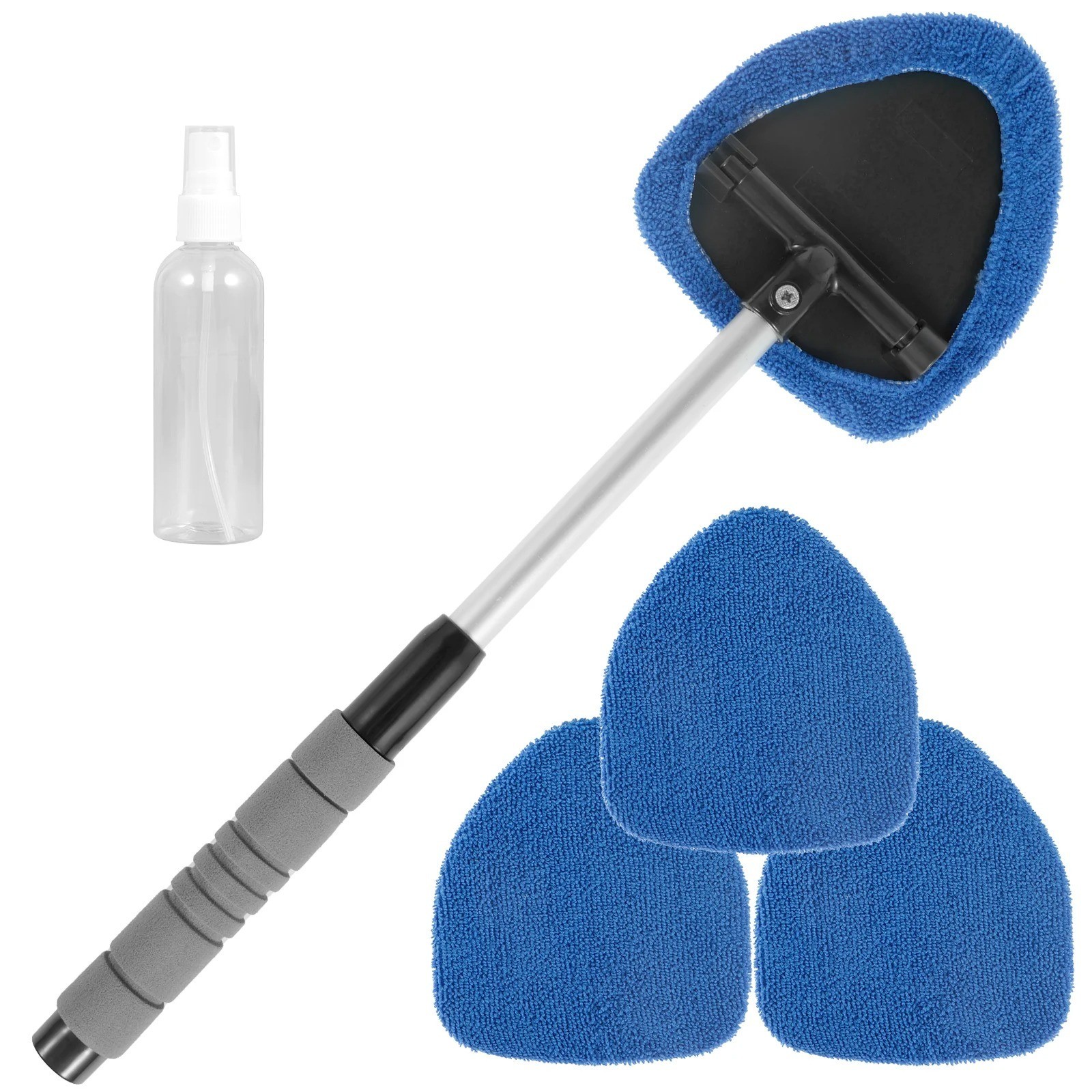 Windshield Cleaning Tool Kit Car Window Glass Wiper Cleaner Brush Pad Extendable