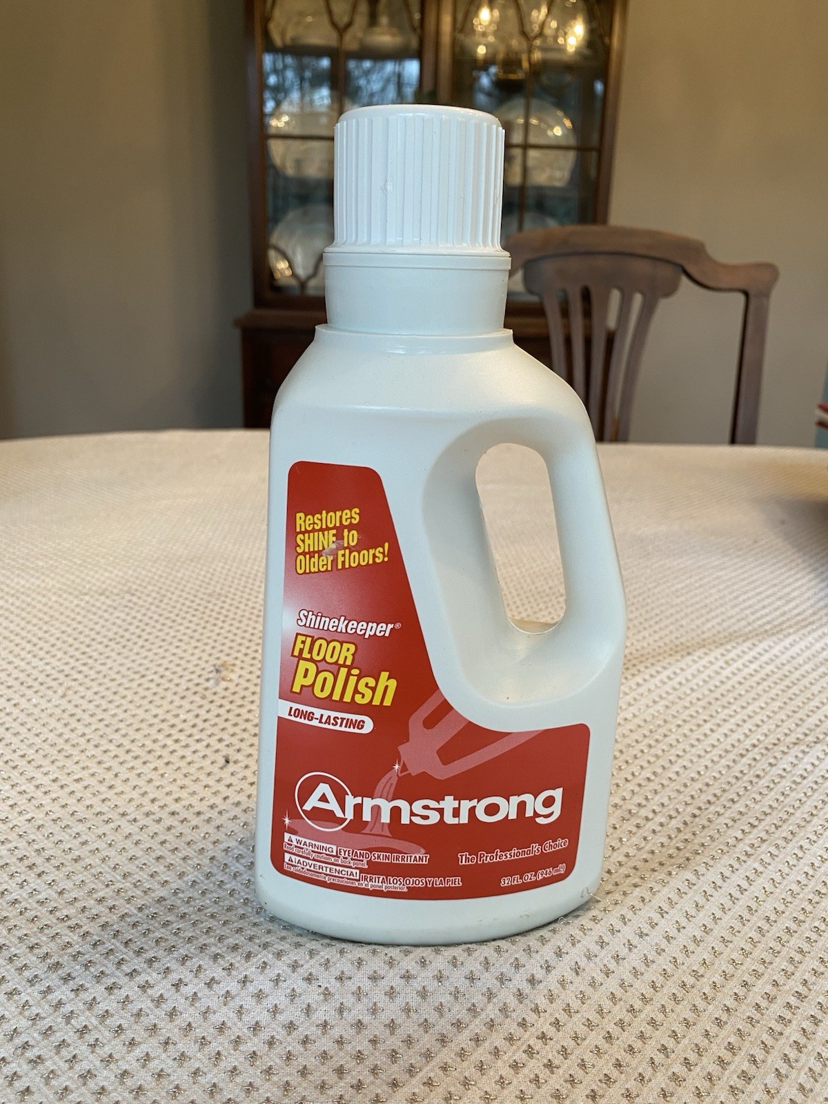 Armstrong Shinekeeper Floor Polish 32 Oz Returns Shine To Older No Wax Floors