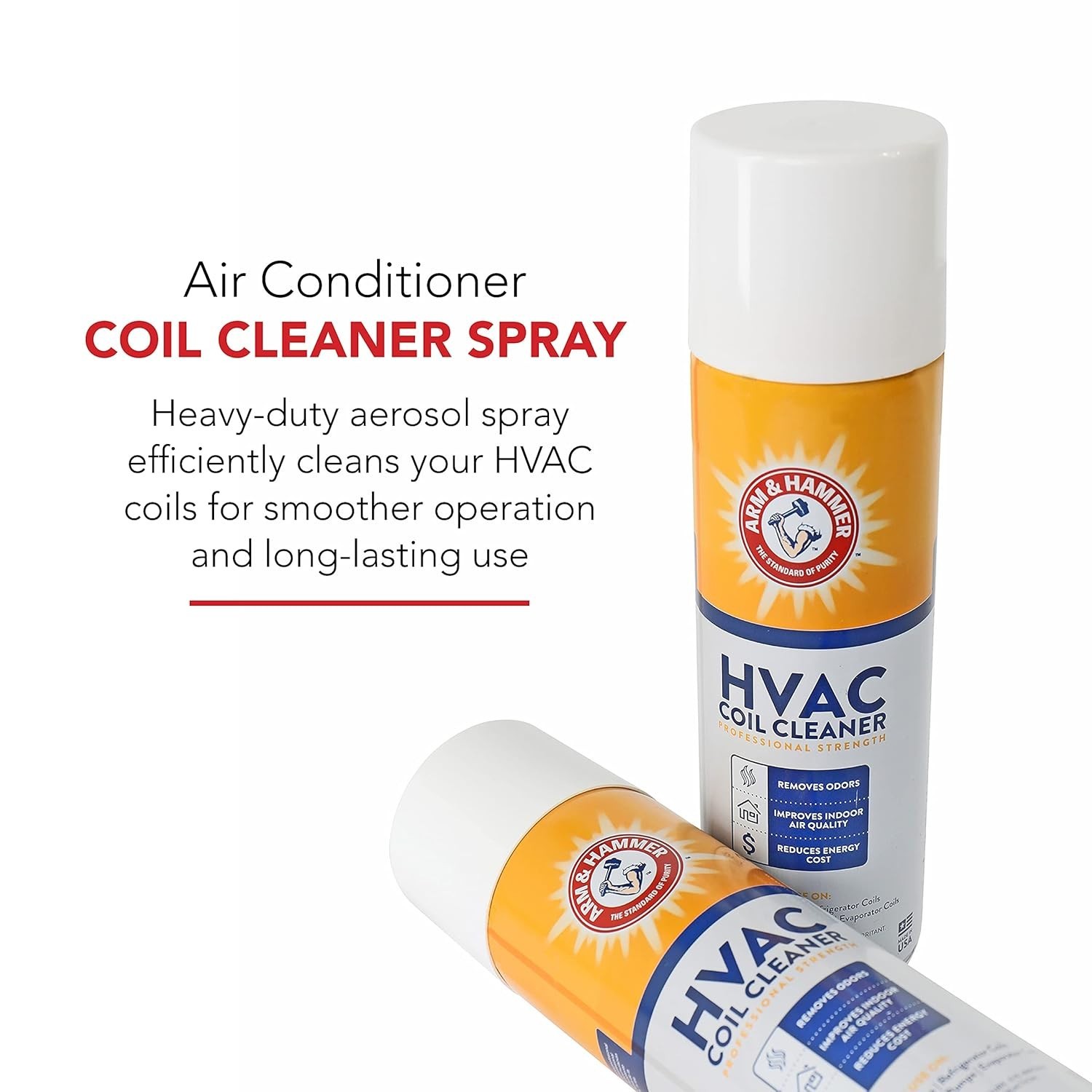 19 fl. oz Eco-Friendly Coil Cleaner – Enhance HVAC Performance & Eliminate Odors