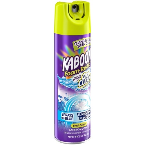 2 Pack Kaboom Foam-Tastic with OxiClean Fresh Scent Bathroom Cleaner, 19 oz.