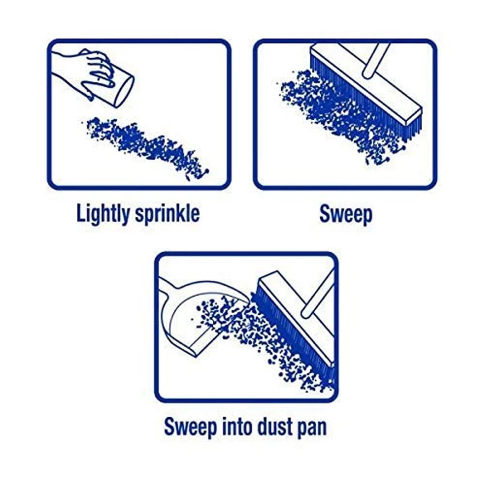 ZEP 50lbs Hard Floor Sweeping Compound Max Dirt & Dust Absorbency No Oil Residue