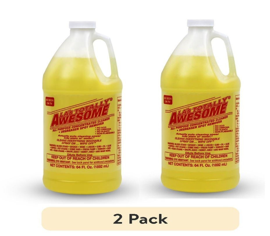 2Pack LA’s Totally Awesome All Purpose Cleaner Concentrate 64 oz