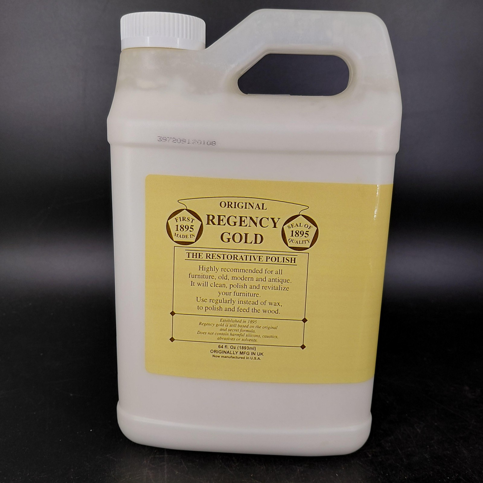 Regency Gold Furniture Polish 64 Fl Oz Liquid Restorative Wood Cleaner USA