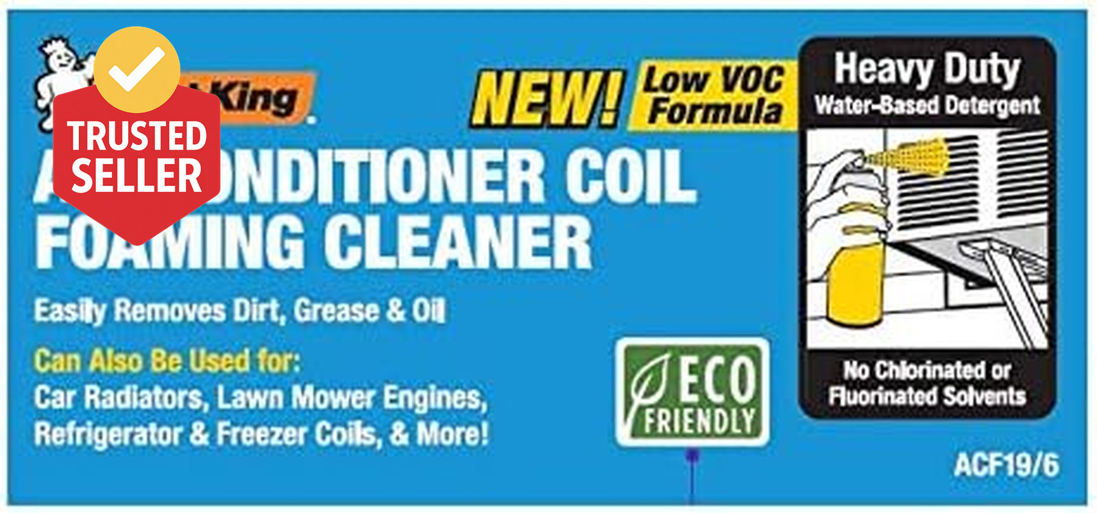 ACF19 Foam Coil Cleaner, 1.18 Pound (Pack of 1), 19 Ounce