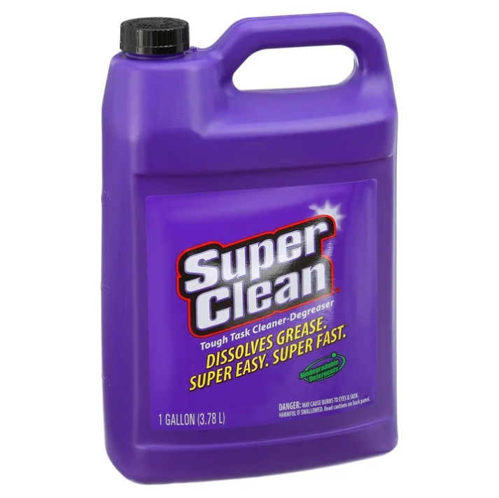 4 Pack Super Clean Tough Task Cleaner-Degreaser – 1 Gallon | 128 Fluid Ounces Pk