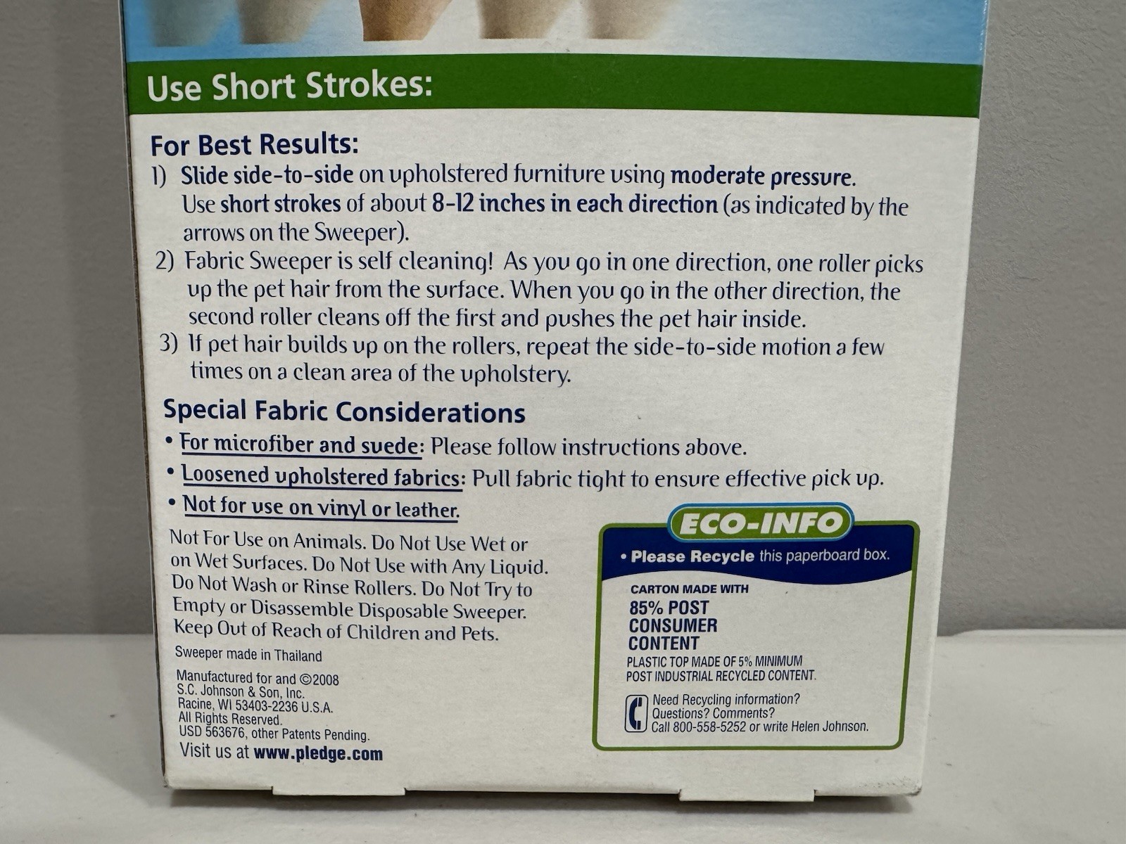 Pledge Fabric Sweeper Pet Hair Multi-Use Disposable SEALED NEW DISCONTINUED