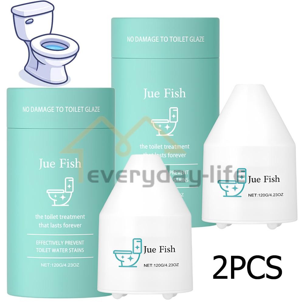 2 PCS Crazy Clean Effect Toilet Bowl Cleaner, Toilet Cleaner 120g x2 (Sealed)