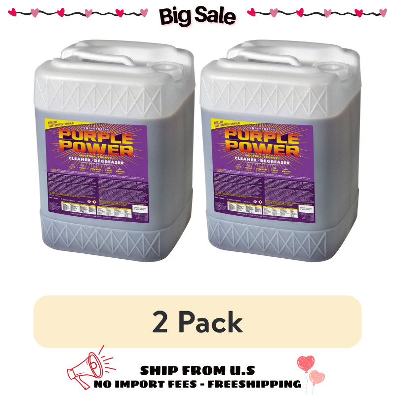 2 Pack Purple Power Industrial Strength Cleaner & Degreaser 5 Gallon