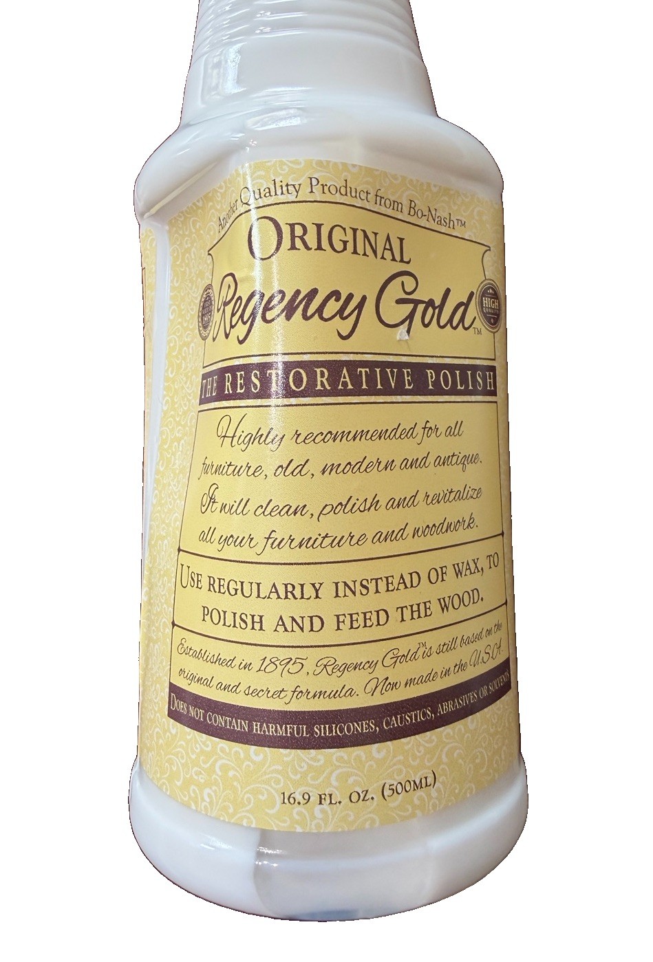 Original Regency Gold Restorative Wood Polish 16.9 oz Vintage New/Sealed