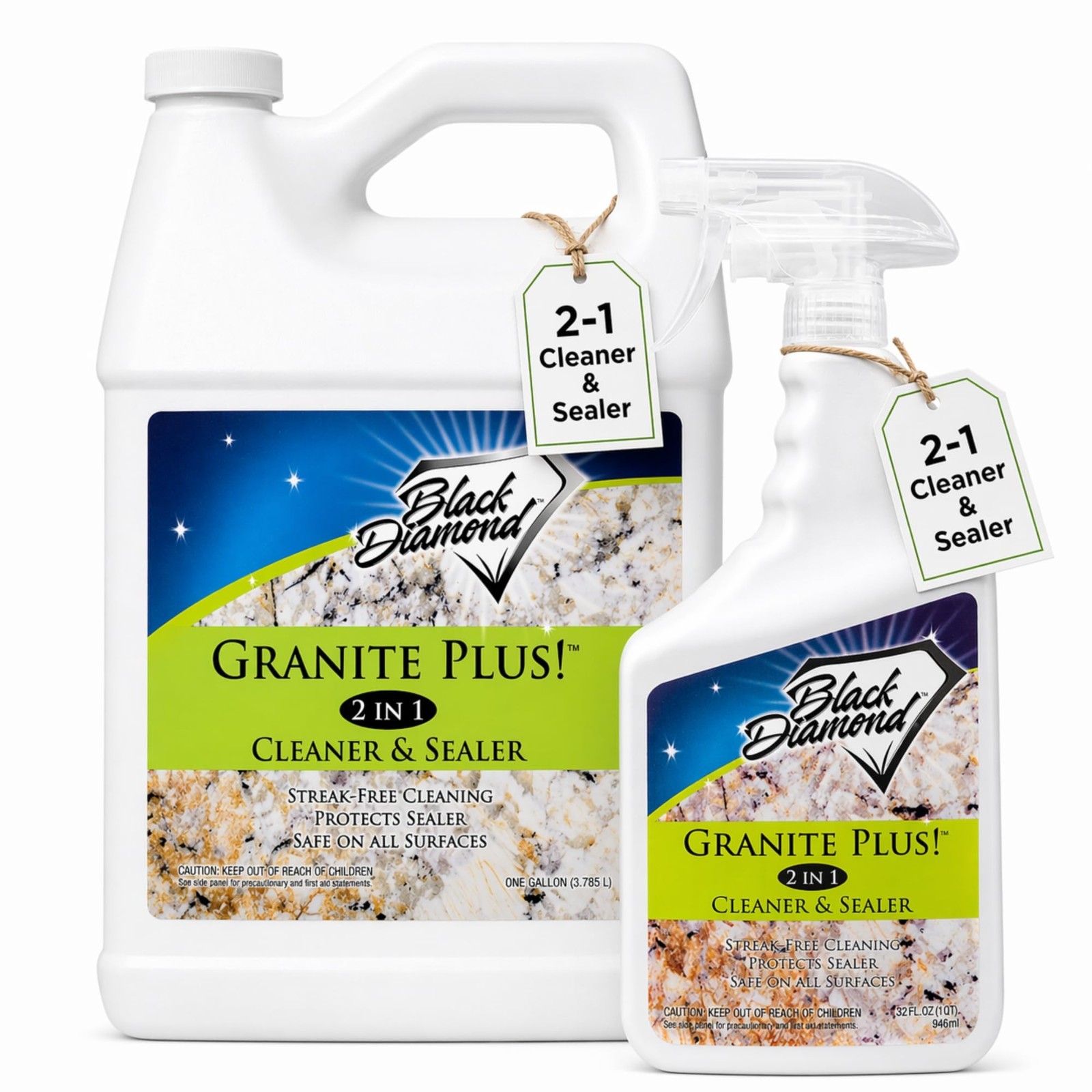 2-in-1 Cleaner & Sealer for Granite & Quartz Counters, 1QT – Perfect for Home Us
