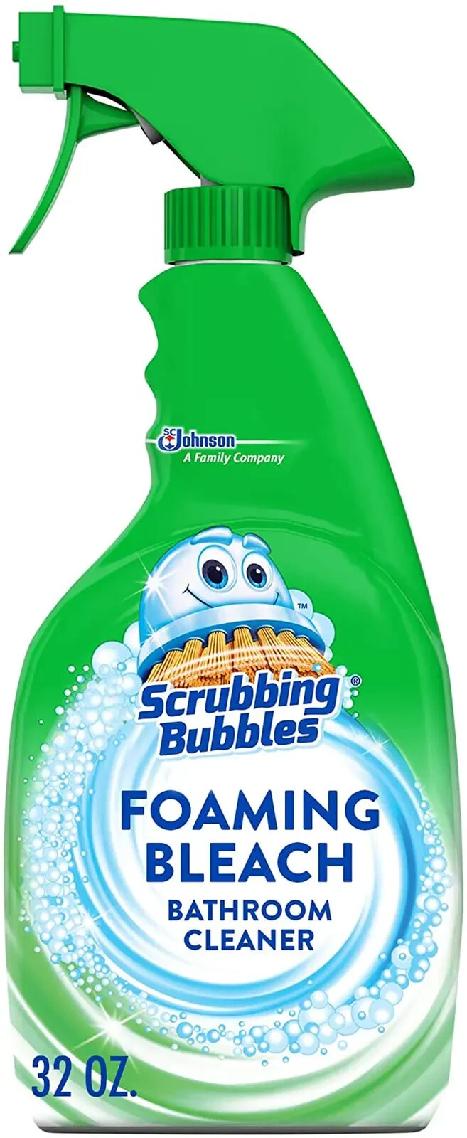 Scrubbing Bubbles Foaming Bleach Bathroom Cleaner Spray – 32 oz
