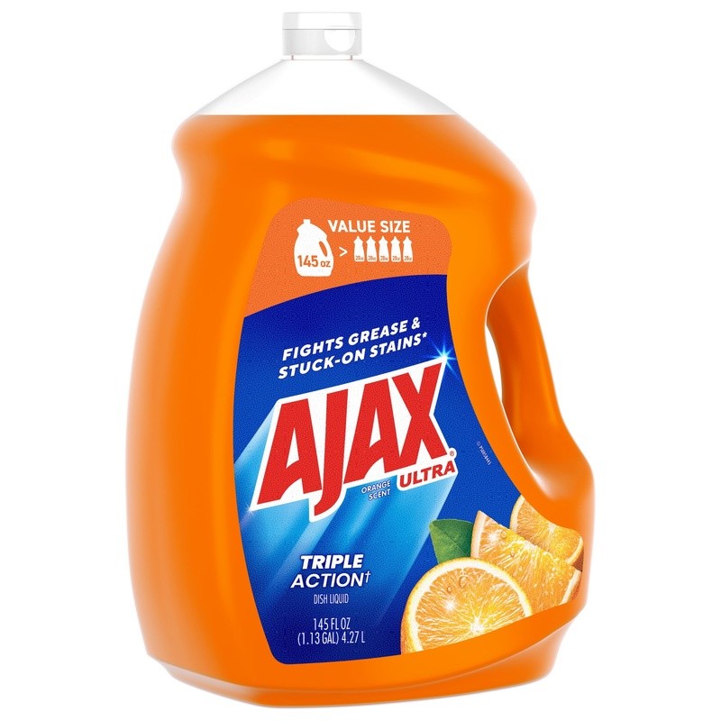 Ultra Triple Action Dish Soap Citrus Fresh Grease Cutter Kitchen Cleaner 145oz