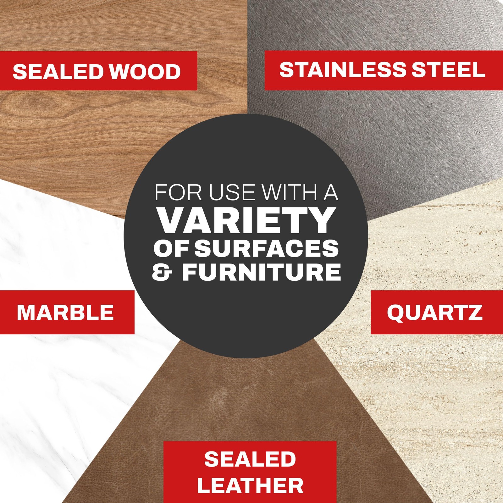 Multi Surface Furniture Polish Wood Shine Lemon Scent 14.2oz 6 Pack Professional