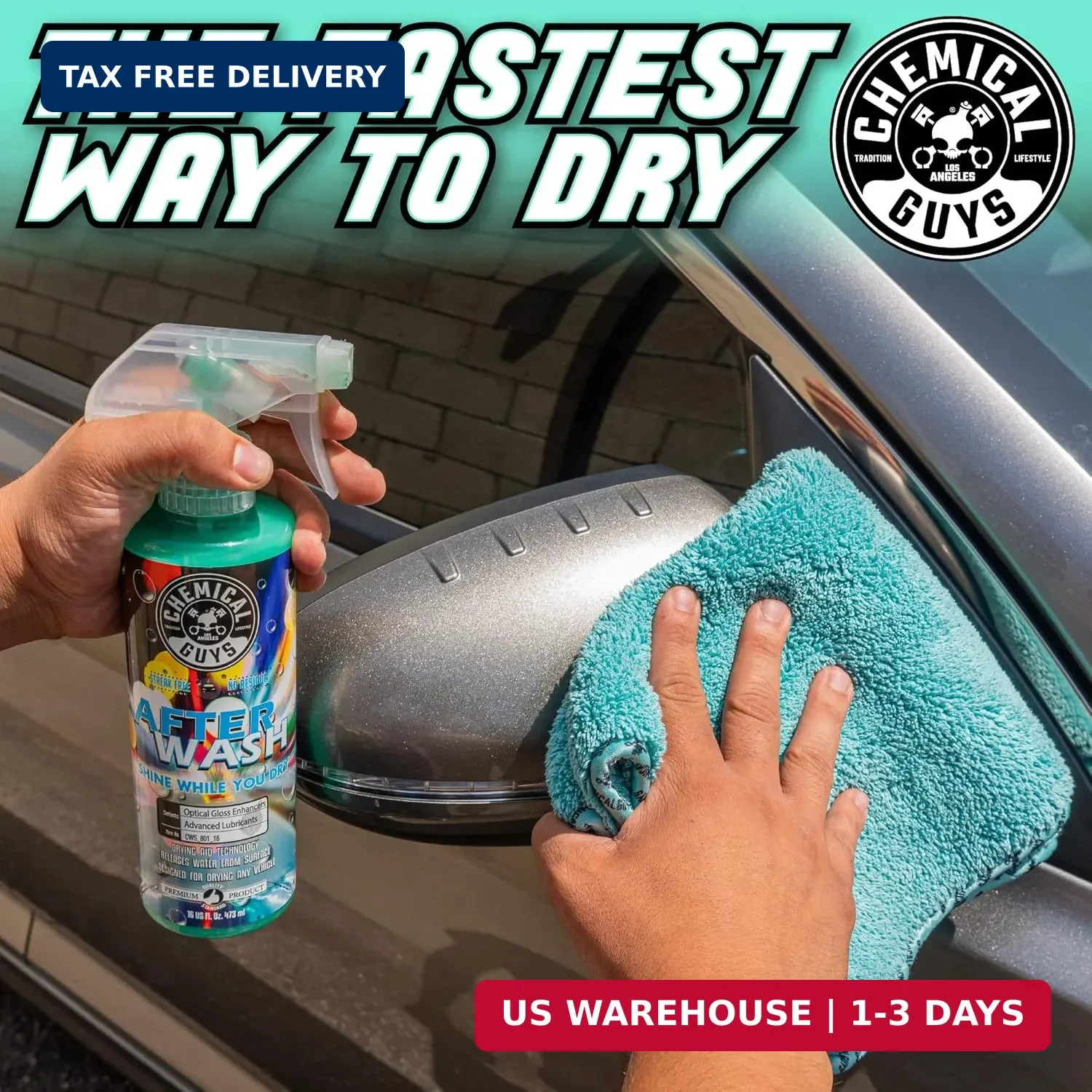 Chemical Guys CWS_801 After Wash Sprayable Gloss Boosting Car Wash Drying Aid (H