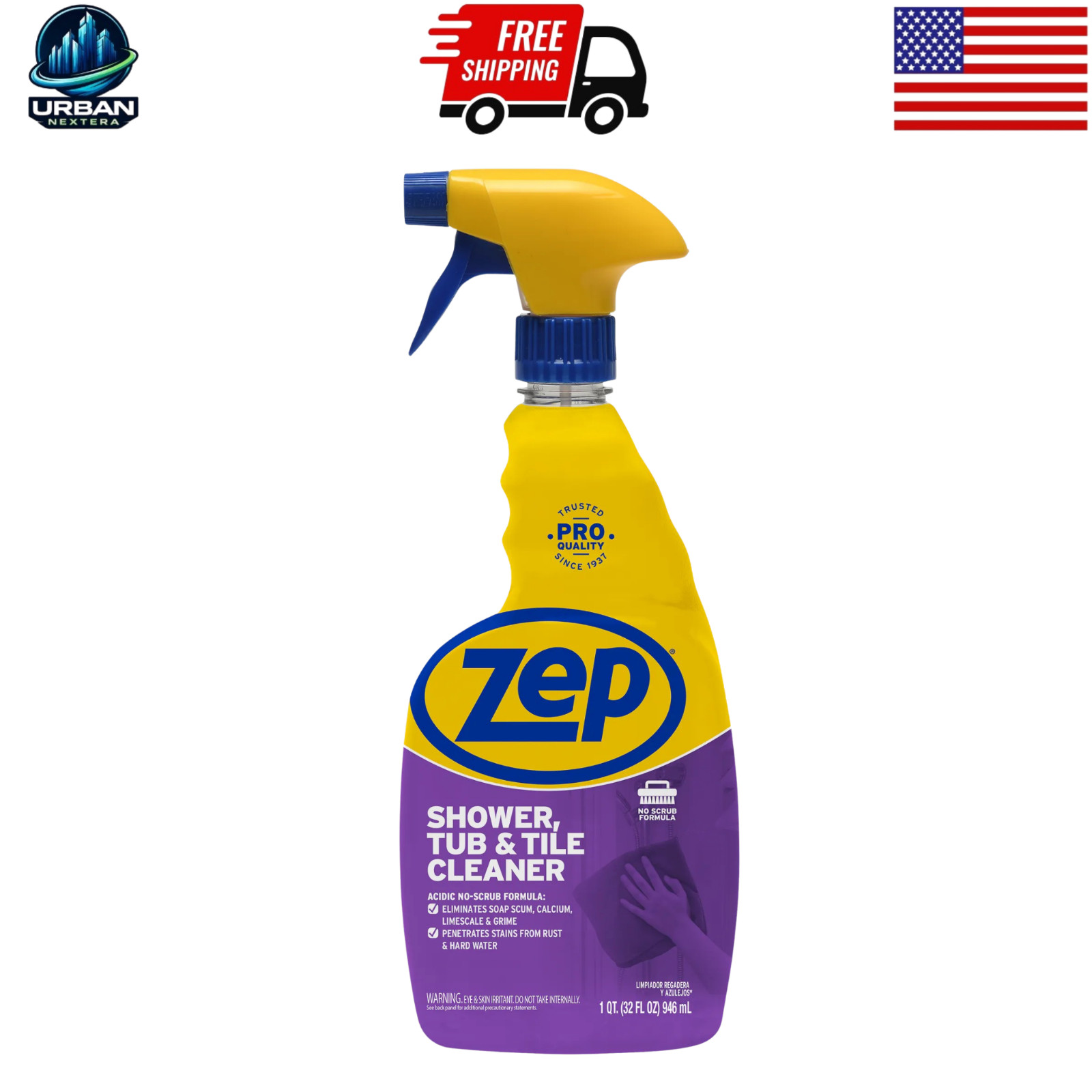 Zep 32-fl oz Shower Tub Tile Soap Scum Remover Bathroom Cleaner