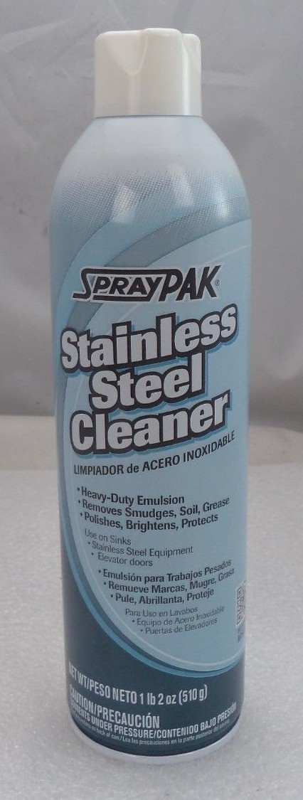 18 oz. SprayPAK Stainless Steel Cleaner, pn 4334111