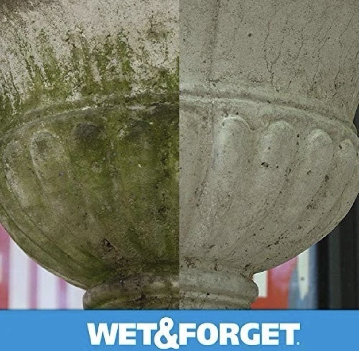 Wet & Forget Moss Mold Mildew Algae Cleaner 64oz Outdoor MultiSurface