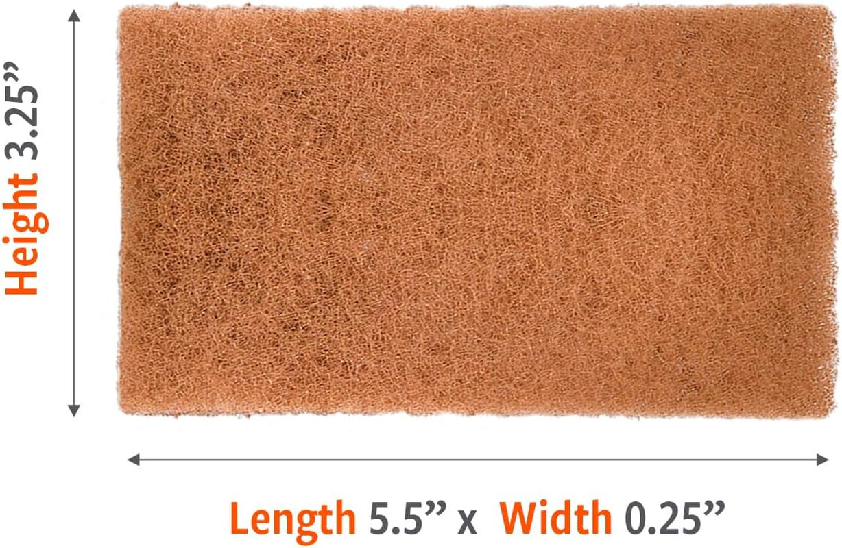 Full Circle Neat Nut – Walnut Scour Pads, Pack of 3 – Dual-Sided Non-Scratch Dis