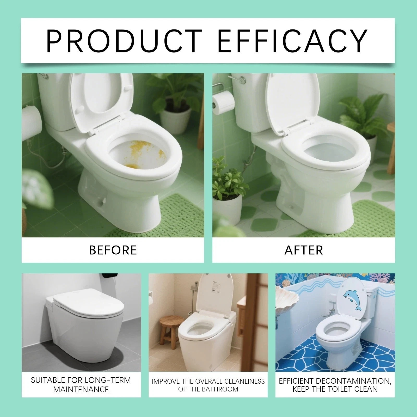 Krazy Klean Pro Toilet Bowl Cleaner, Crazy Klean Toilet Cleaner, Automatic Re
