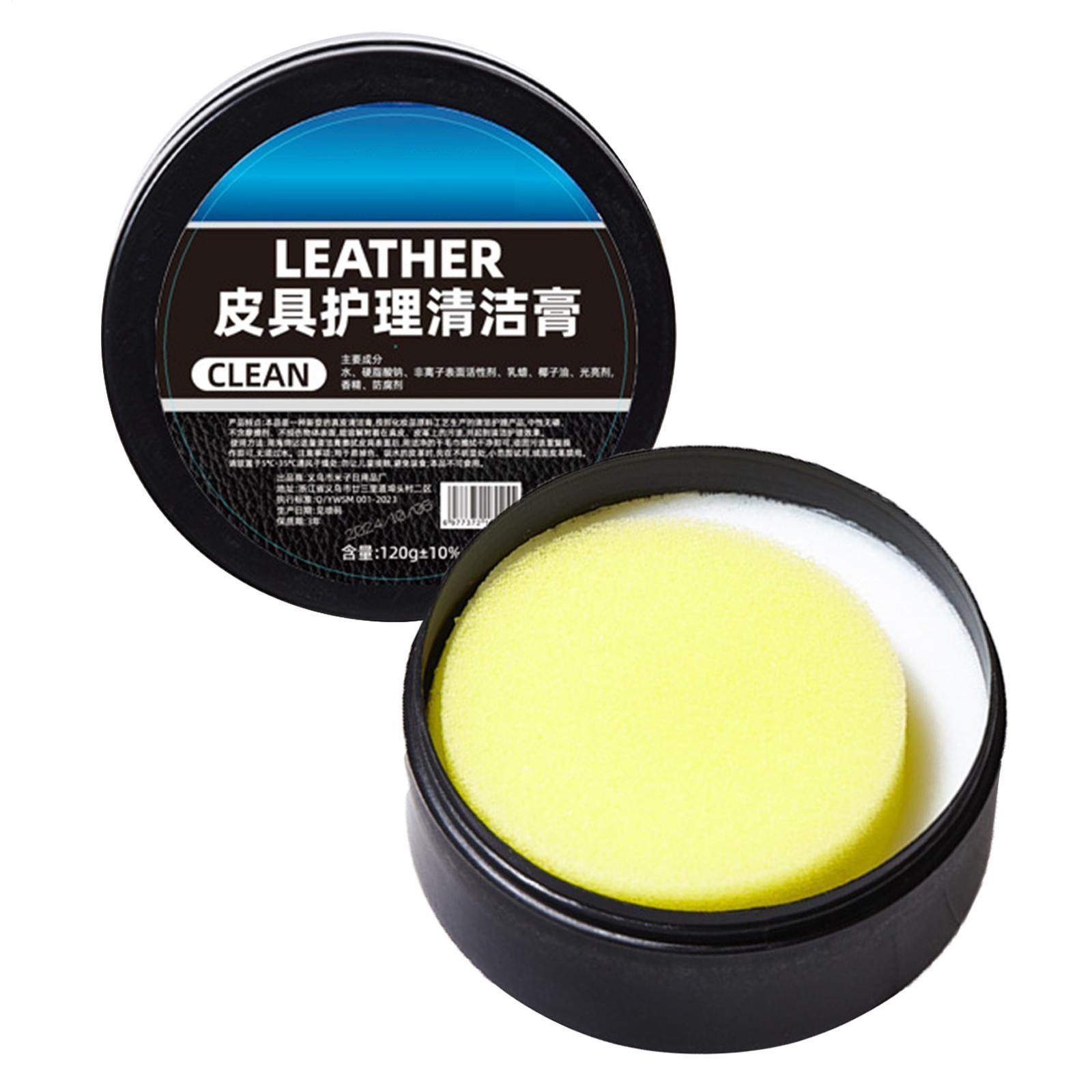 120g Car Leather Color Restorer Cream Cleaning Paste For Car Seats Leather Care