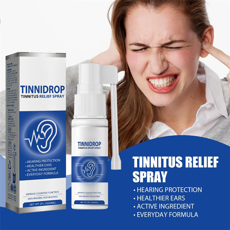 1/2/3 Pack Ear Care Spray Gentle Formula, Tinnitus Treatments Ear Spray 60ml