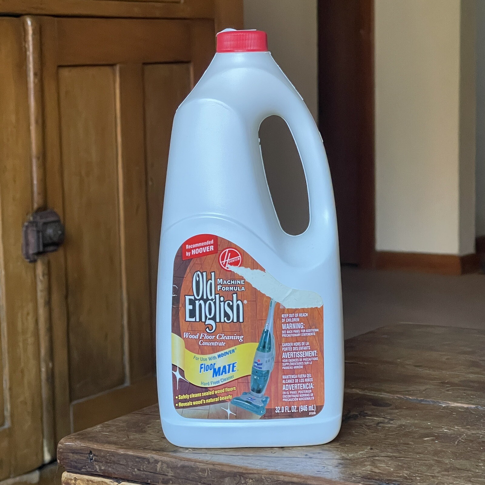 Hoover Floormate Old English 32oz Floor Cleaner Sealed Hard Wood Tile
