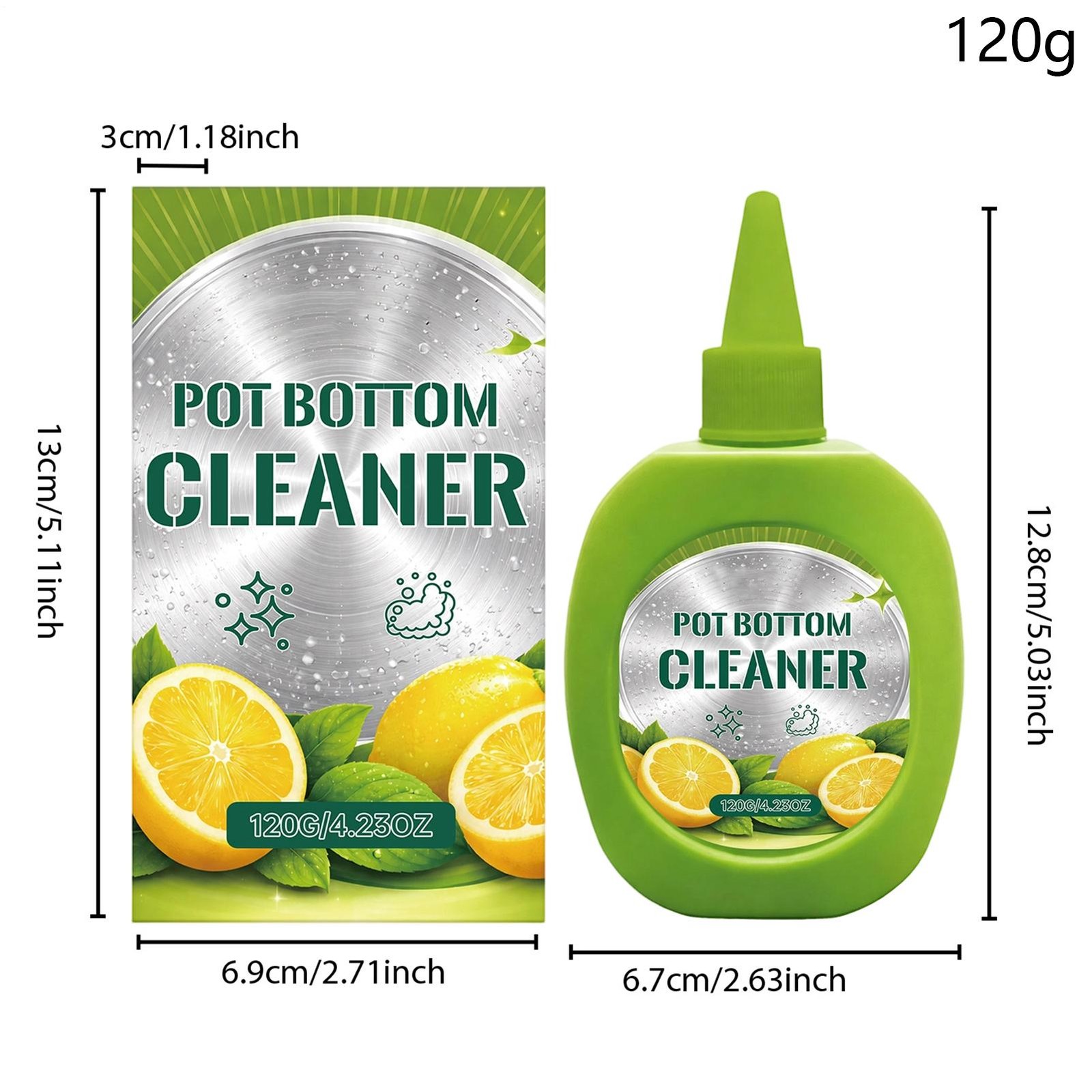 Pot Cleaner for Bottom of Pans 120g Powerful Heavy Duty Degreaser Scrub