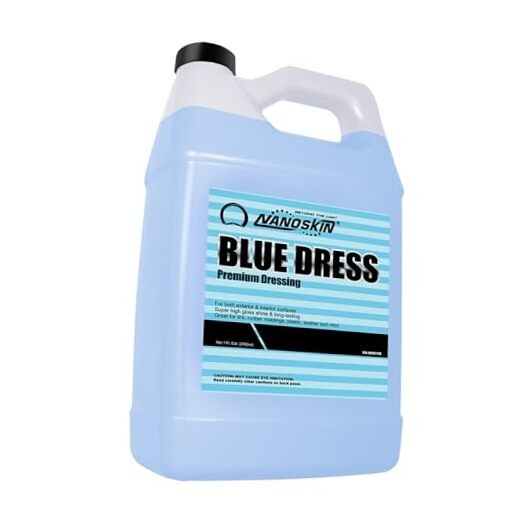 BLUE DRESS Premium Dressing – Sprayable Interior & 128 Fl Oz (Pack of 1)
