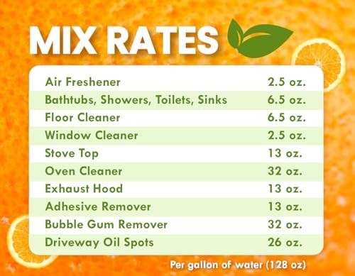 Cold Pressed Orange Oil Concentrate 16oz – All-Purpose Citrus Cleaner & Degrease