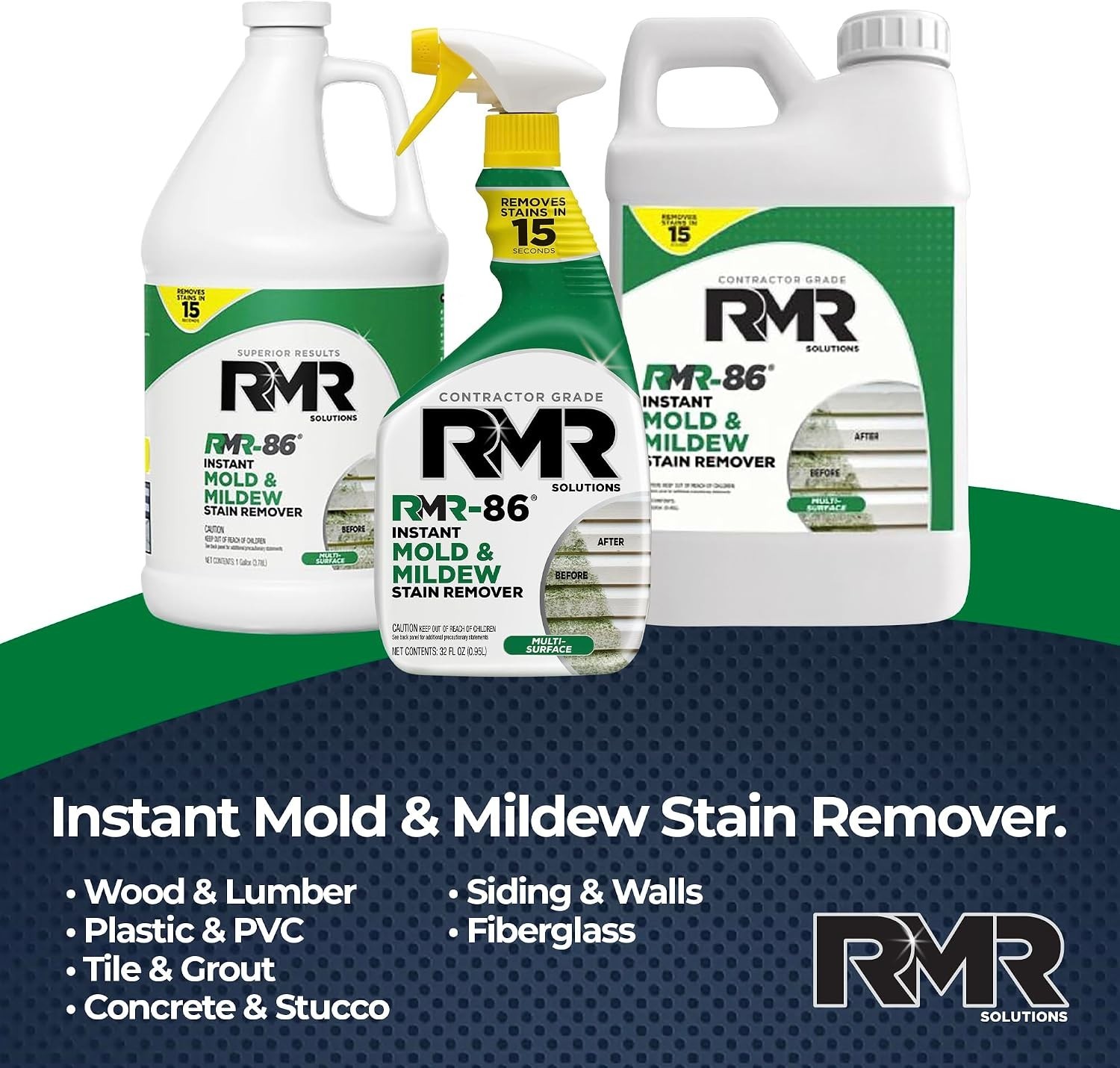 32 oz RMR-86 Mold and Mildew Stain Remover Spray – Effective & Safe Formula