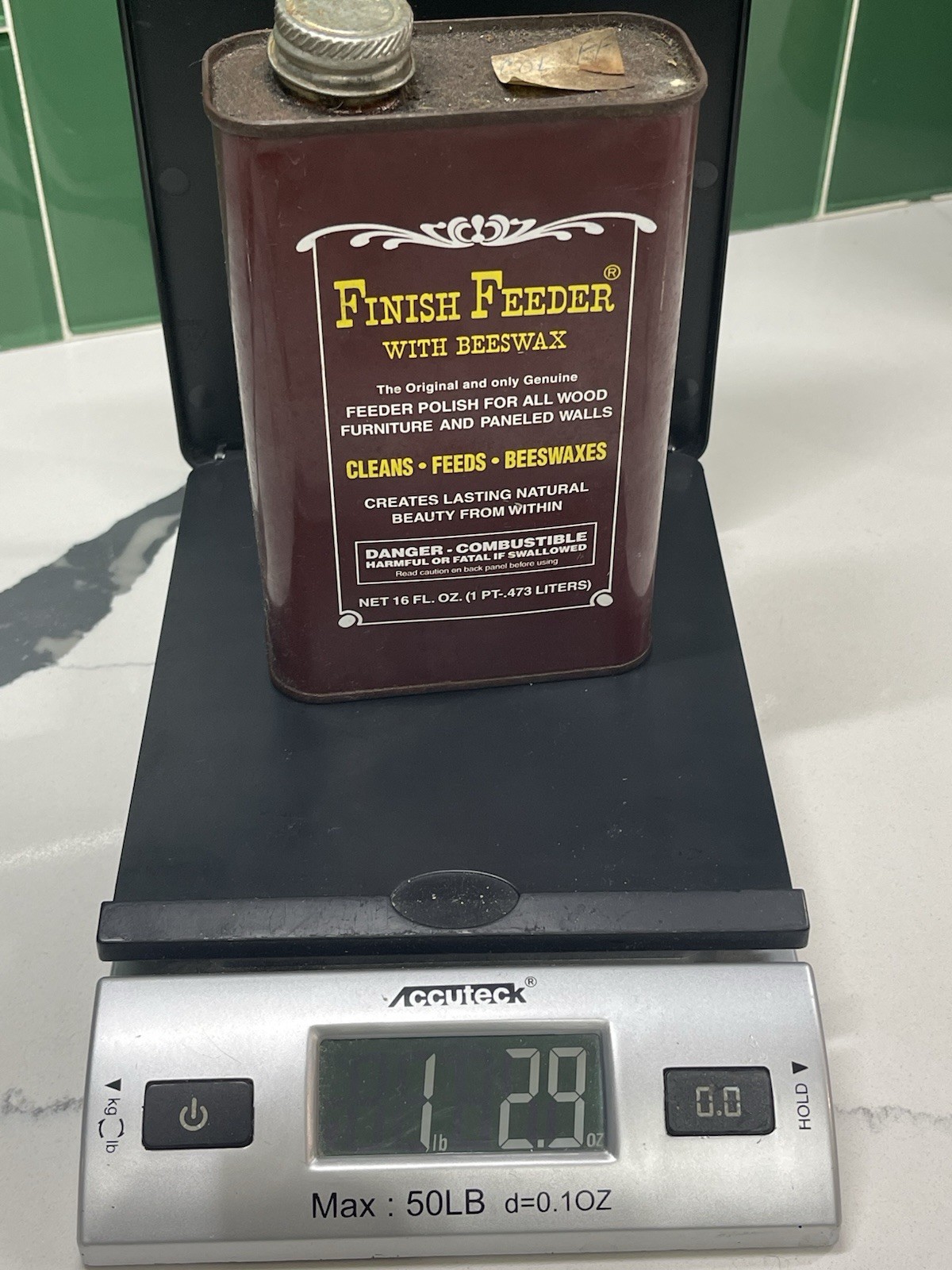 Finish Feeder With Beeswax 16 Fl. Oz. Wood Polish For Furniture 90%+ FULL