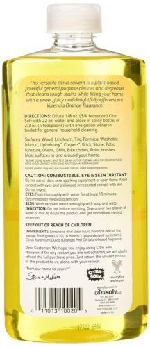 CitraSolv Natural Cleaner and Degreaser Concentrate Valencia Orange 16 fl oz