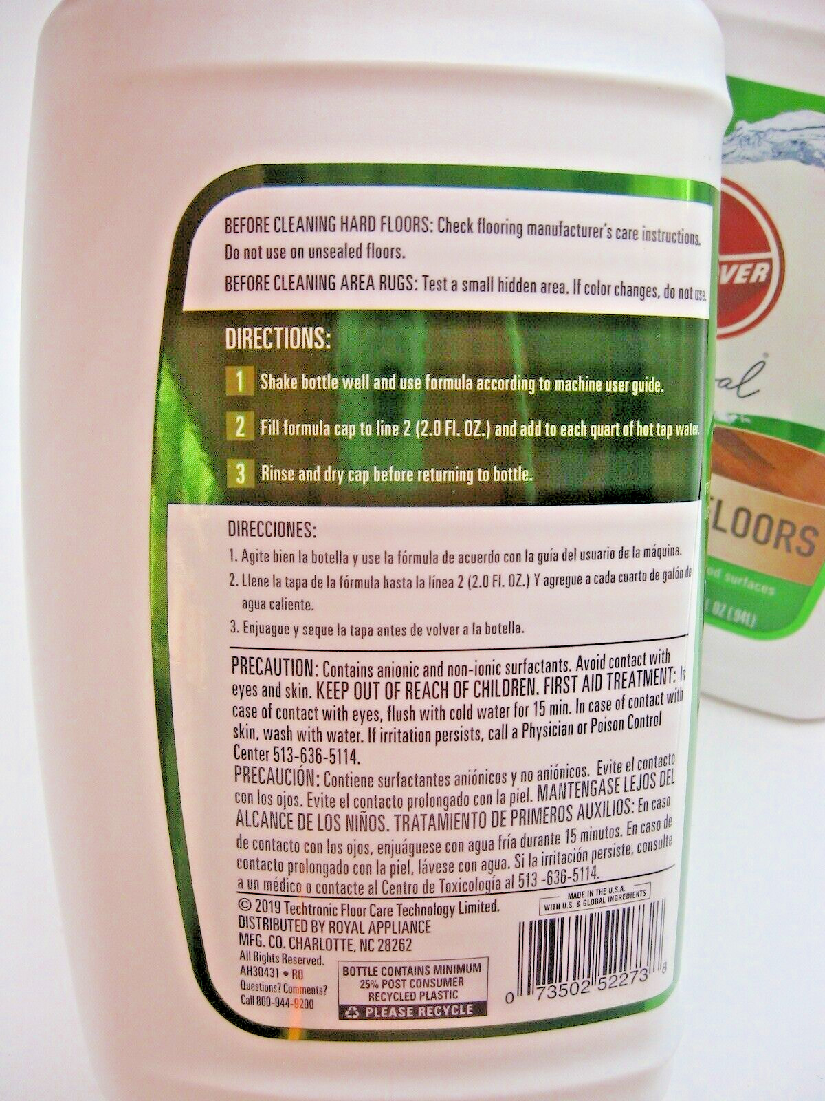 Lot of 3 Hoover Renewal Hardwood Floors Cleaning Formula