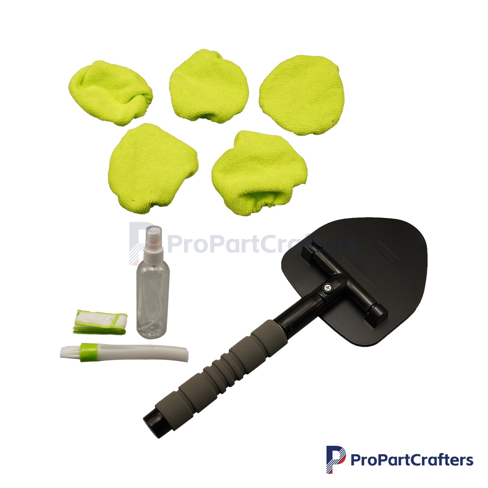 Wiper Cleaner Brush Pad Extendable Windshield Cleaning Tool Kit Car Window Glass